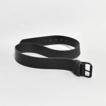 Schwarzer Ledergürtel