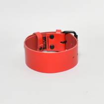 Arm-Stirnband aus rotem Leder