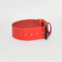 Arm-Stirnband aus rotem Leder