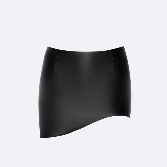 MINI JUPE ASYMÉTRIQUE