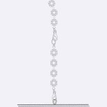 RÜCKENFREIES MINIKLEID MIT STRASSSTEINEN