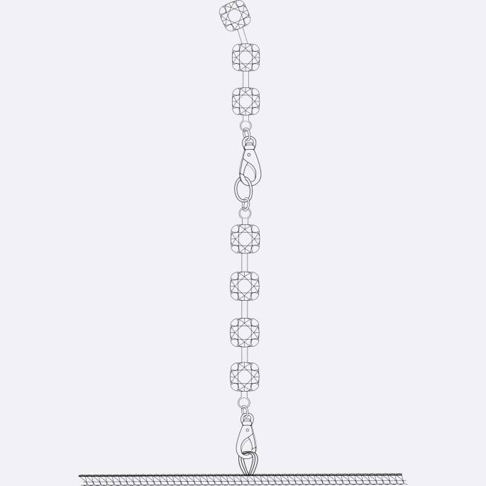 RÜCKENFREIES MINIKLEID MIT STRASSSTEINEN