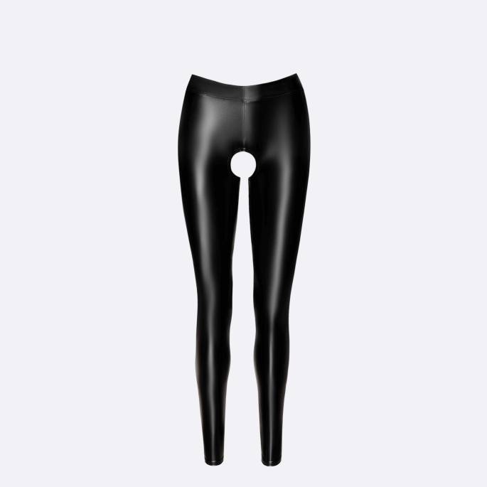LEGGING WETLOOK OUVERT