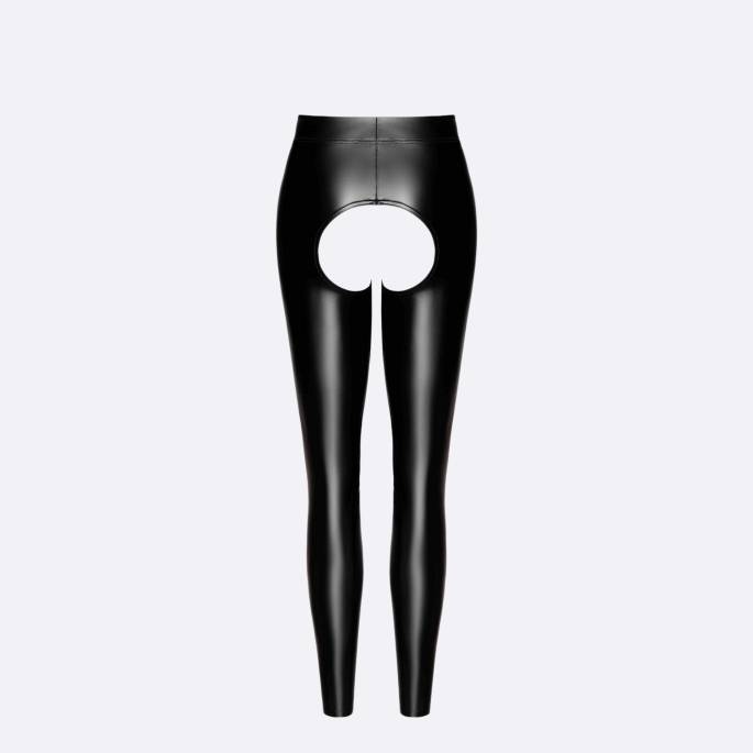 OFFENE WETLOOK-LEGGINGS