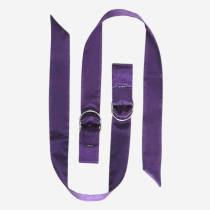 LIENS SOIE MAUVE
