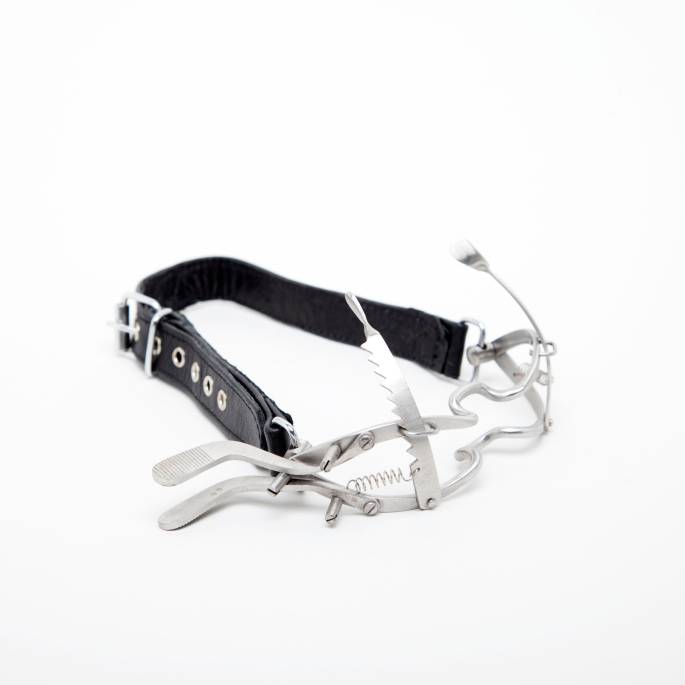 Mundspreizer ratchet mit Riemen