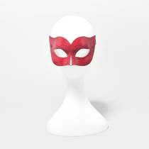 Maske aus rotem Leder Kurven