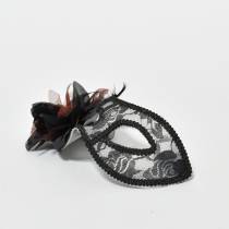MASKE LA TRAVIATA SCHWARZ + FEDER