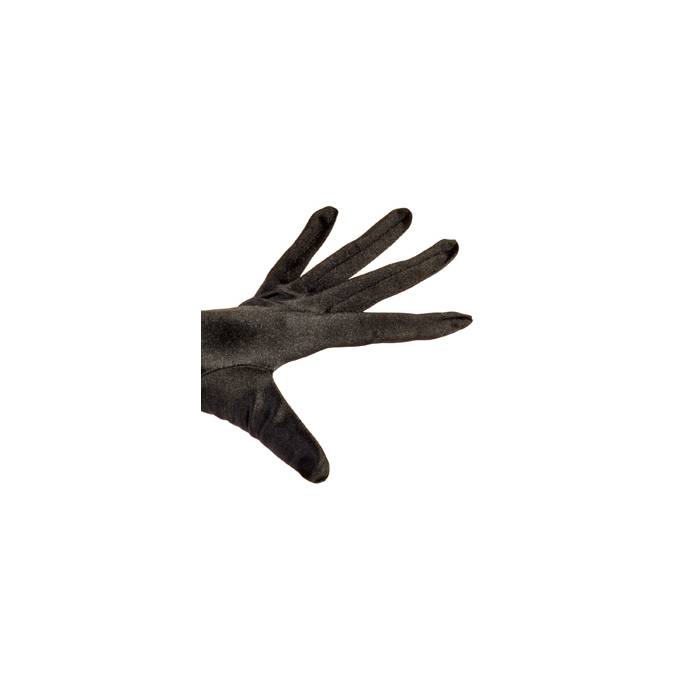 LANGE HANDSCHUHE AUS SCHWARZEM SATIN