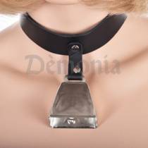 LEATHER NECKLACE WITH BELL