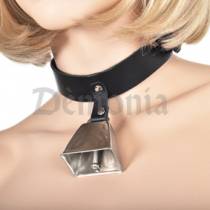 LEATHER NECKLACE WITH BELL