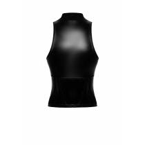 TOP ZIPÉ WETLOOK CEINTURE VINYLE