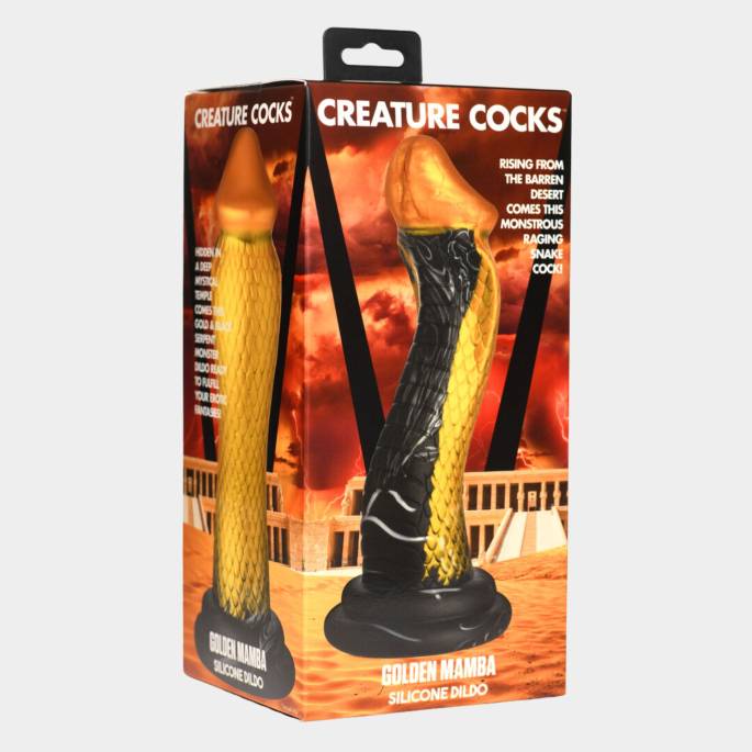 DILDO- GOLDEN SNAKE