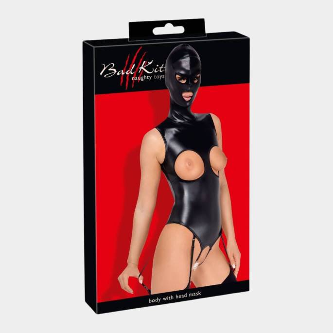 OFFENER WETLOOK-BODY+KAPUZE