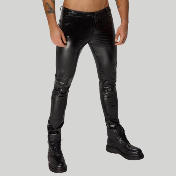 STRUKTURIERTE GERADE HOSE