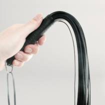 MARTINET NOIR CUIR DUR 50CM