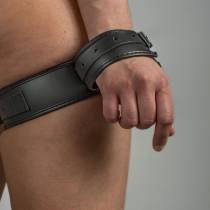 MENOTTES CONTRAINTE CUIR CUISSE / POIGNET
