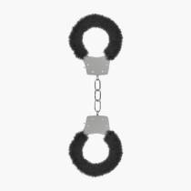 BLACK FURRY PLEASURE CUFFS