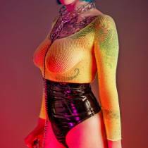 2PCS NEON GELB RADFAHRER+TOP