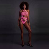 BODY OUVERTURES ROSE FLUO