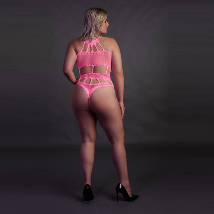 BODY OUVERTURES ROSE FLUO
