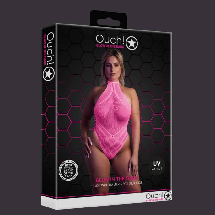 BODY ROSE FLUO COL HALTER