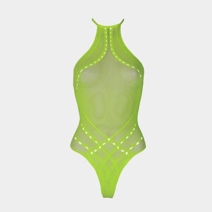 BODY VERT FLUO COL HALTER