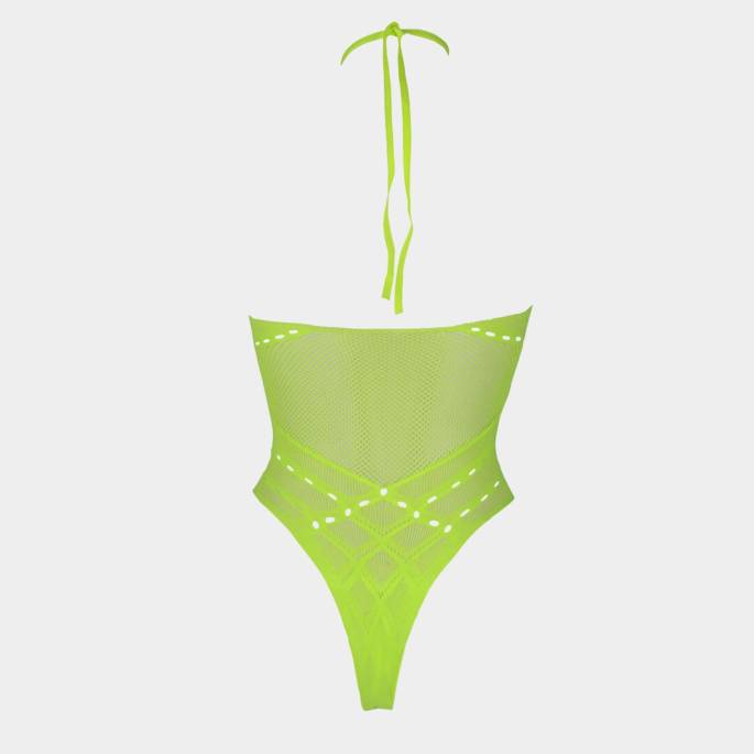 BODY VERT FLUO COL HALTER