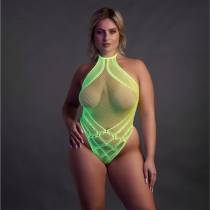 BODY VERT FLUO COL HALTER