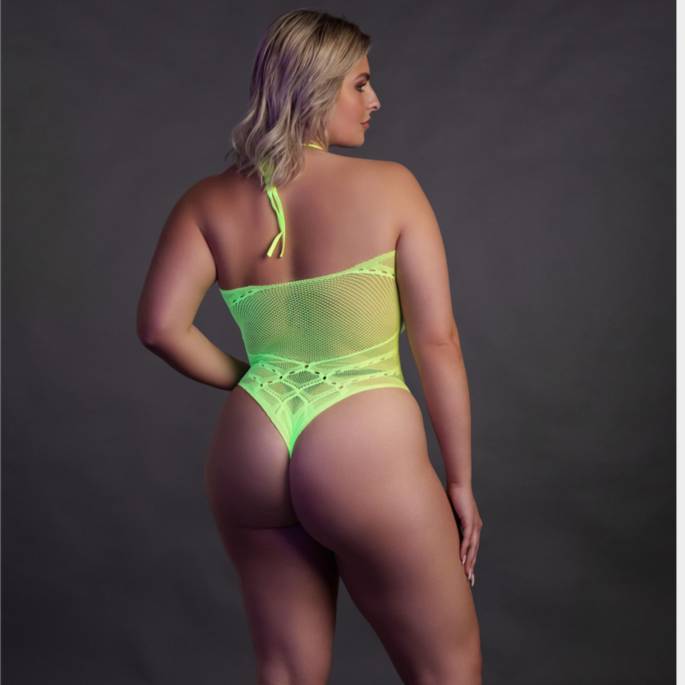 BODY VERT FLUO COL HALTER