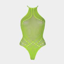 BODY VERT FLUO COL HALTER