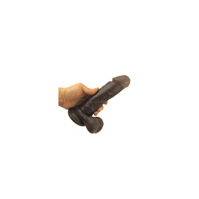 BROWN SUCTION CUP DILDO