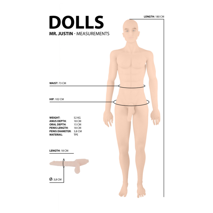 Justin - Realistic Sex Doll