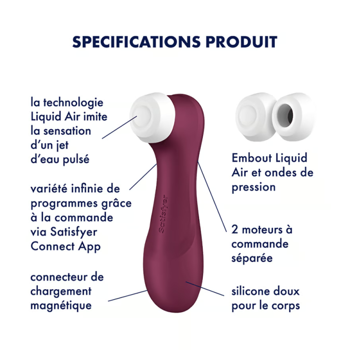 SATISFYER-PRO 2 GENERATION 3+LIQUID AIR,VIB,APP