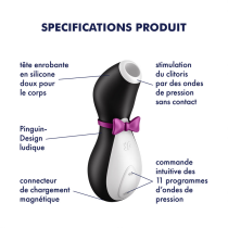 SATISFYER-PENGUIN AIR PULSE STIMULATOR