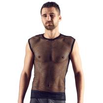 SLEEVELESS MESH TEE SHIRT