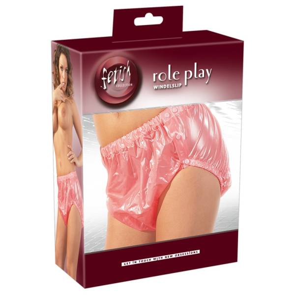 CULOTTE EN PLASTIQUE ROSE