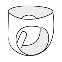 LATEX-SLIP MIT VAGINAL-ETUI