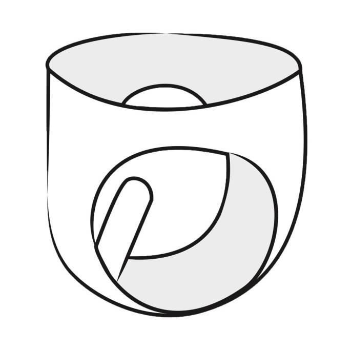 LATEX-SLIP MIT VAGINAL-ETUI