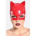 MASQUE CATWOMAN VINYLE ROUGE