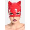 MASQUE CATWOMAN VINYLE ROUGE