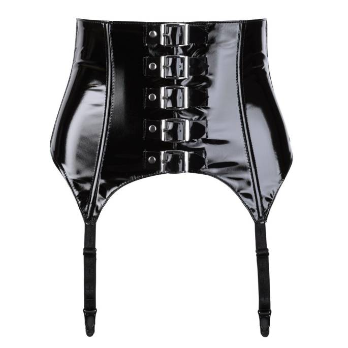 HIGH VINYL SUSPENDER BELT