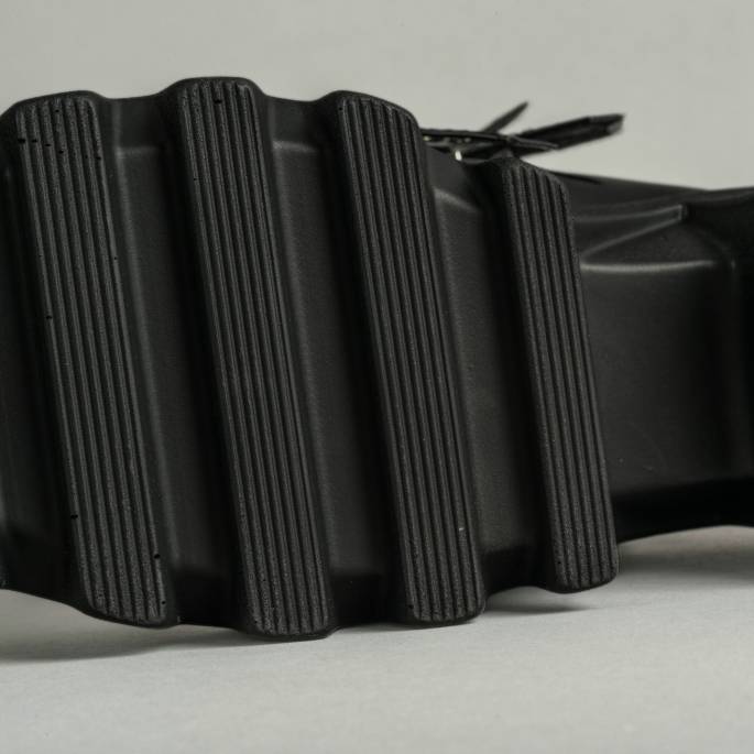 DRAKO-BOTTINES VINYLE BOUCLES MÉTAL