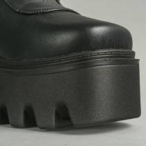 DRAKO-BOTTINES SIMILI BOUCLES MÉTAL