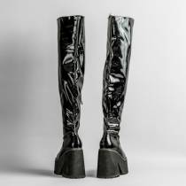 ANIA-BOTTINES VINYLE ZIP T.36