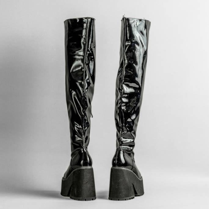 ANIA-BOTTINES VINYLE ZIP T.36