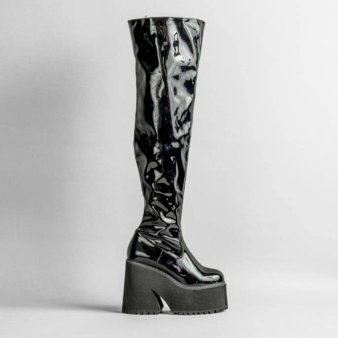 ANIA-BOTTINES VINYLE ZIP T.36