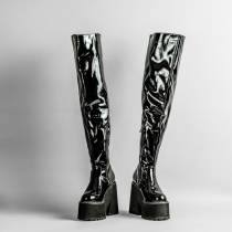 ANIA-BOTTINES VINYLE ZIP T.36