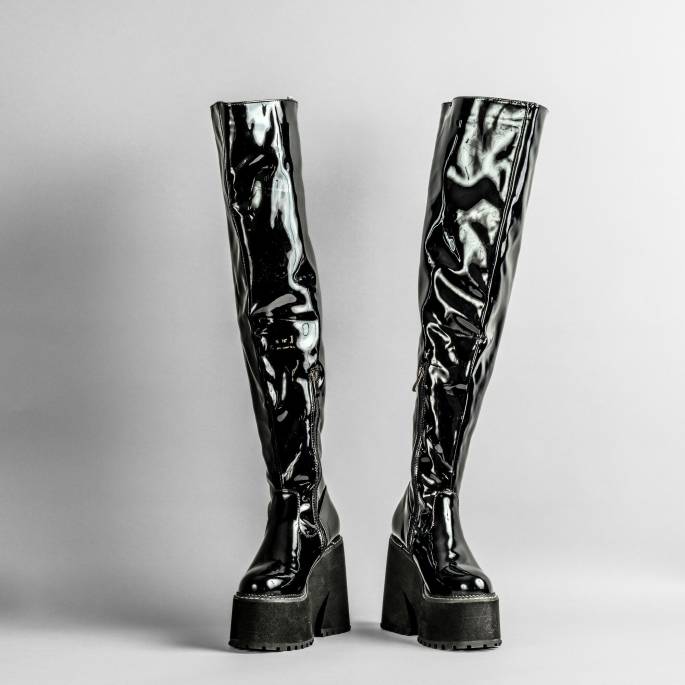 ANIA-BOTTINES VINYLE ZIP T.36