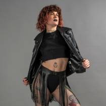 PERFECTOJACKE FRAU LEDER